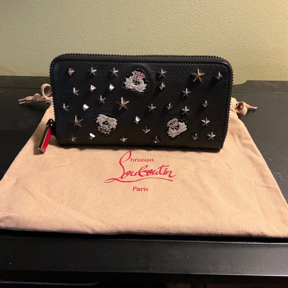 Christian Louboutin M Panettone Leather Zippie Wallet - Picture 1 of 8
